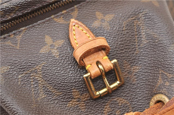 Authentic Louis Vuitton Monogram Montsouris PM Backpack M51137 LV 5544F