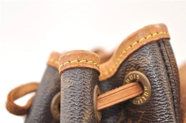 Authentic Louis Vuitton Monogram Montsouris PM Backpack M51137 LV 5544F