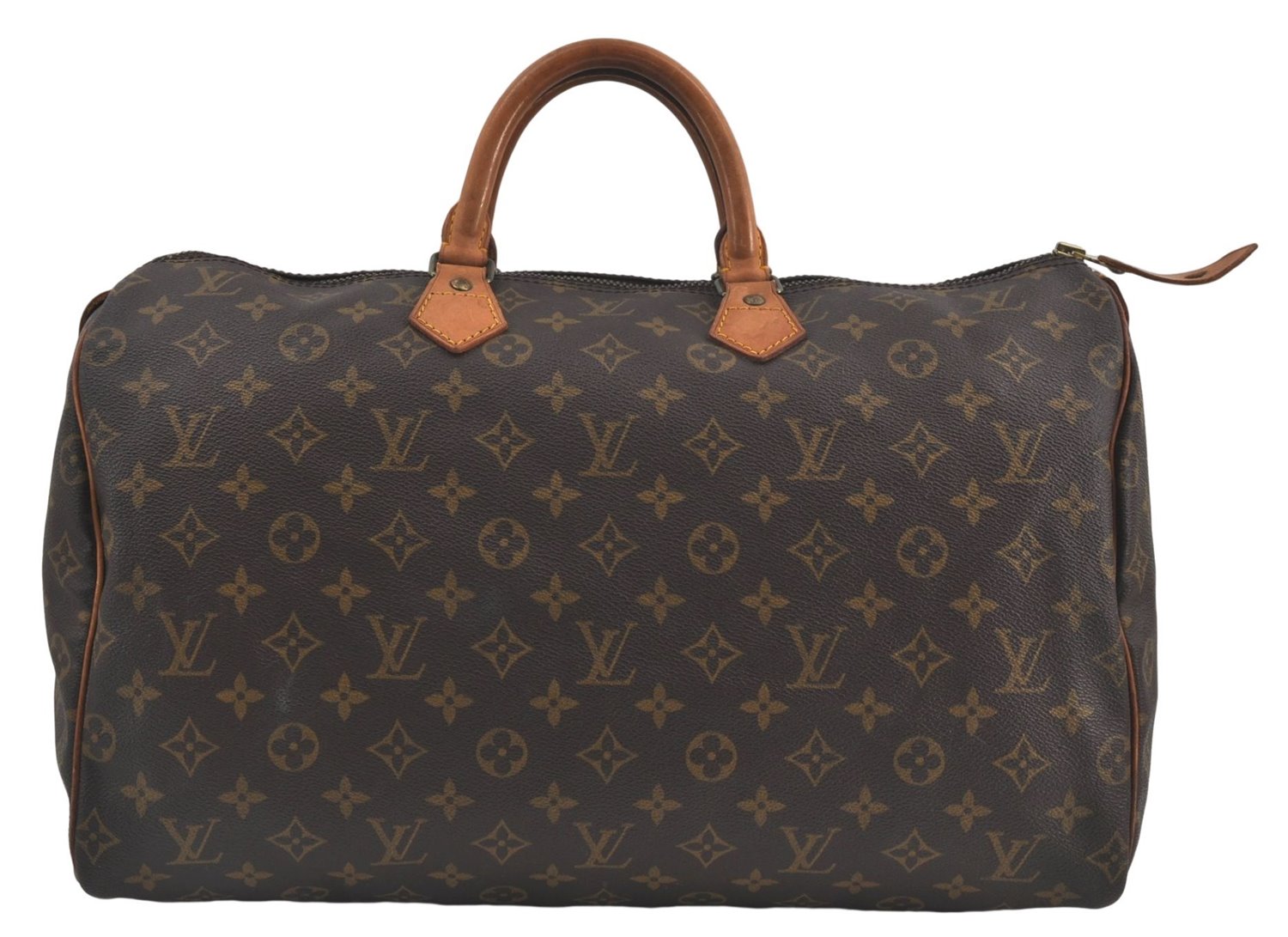 Authentic Louis Vuitton Monogram Speedy 40 Hand Boston Bag M41522 LV 5545D