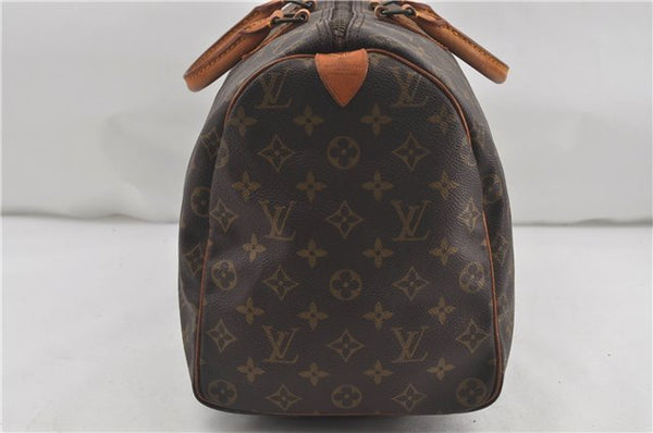 Authentic Louis Vuitton Monogram Speedy 40 Hand Boston Bag M41522 LV 5545D