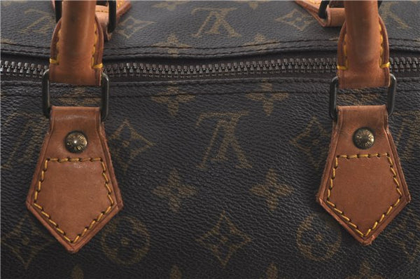 Authentic Louis Vuitton Monogram Speedy 40 Hand Boston Bag M41522 LV 5545D