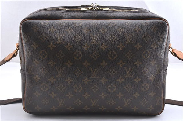 Authentic Louis Vuitton Monogram Reporter GM Shoulder Cross Bag M45252 LV 5545F