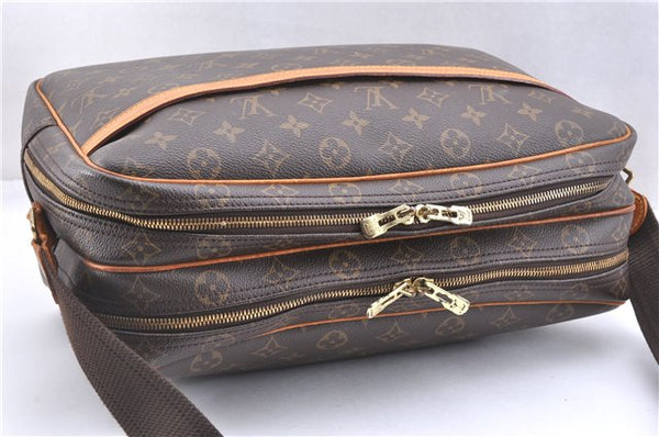 Authentic Louis Vuitton Monogram Reporter GM Shoulder Cross Bag M45252 LV 5545F
