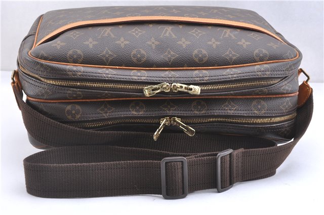 Authentic Louis Vuitton Monogram Reporter GM Shoulder Cross Bag M45252 LV 5545F