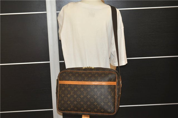 Authentic Louis Vuitton Monogram Reporter GM Shoulder Cross Bag M45252 LV 5545F