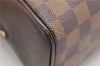 Authentic Louis Vuitton Damier Brera Hand Bag Purse N51150 LV 5546F