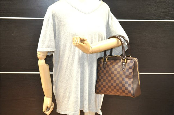 Authentic Louis Vuitton Damier Brera Hand Bag Purse N51150 LV 5546F