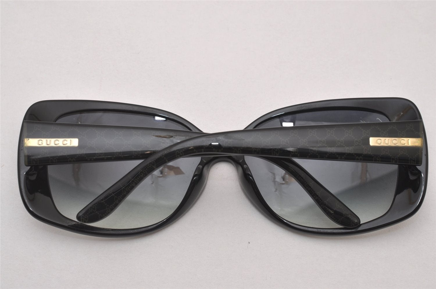 Authentic GUCCI Vintage Sunglasses GG 3591/F/S Plastic Black Box 5547I