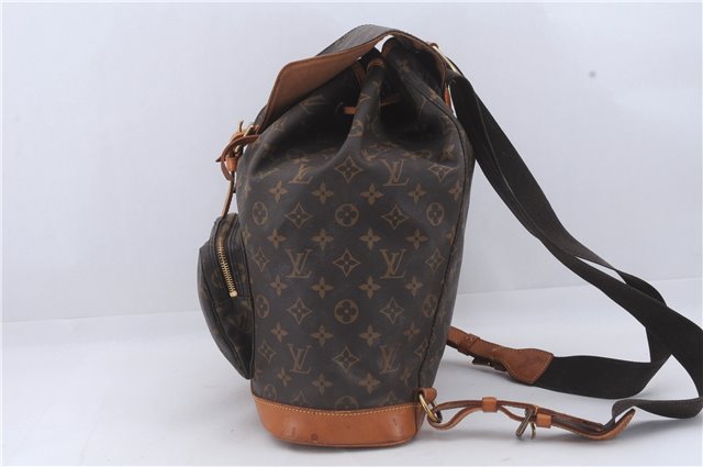 Authentic Louis Vuitton Monogram Montsouris GM Backpack M51135 LV 5548D