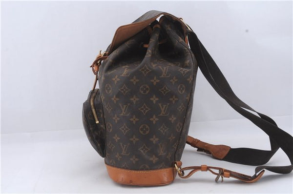 Authentic Louis Vuitton Monogram Montsouris GM Backpack M51135 LV 5548D