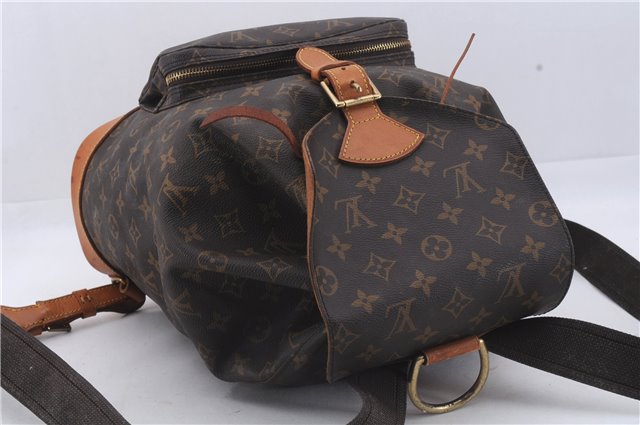 Authentic Louis Vuitton Monogram Montsouris GM Backpack M51135 LV 5548D