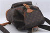 Authentic Louis Vuitton Monogram Montsouris GM Backpack M51135 LV 5548D