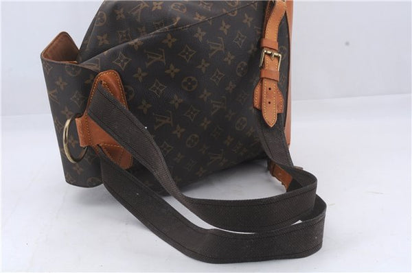 Authentic Louis Vuitton Monogram Montsouris GM Backpack M51135 LV 5548D