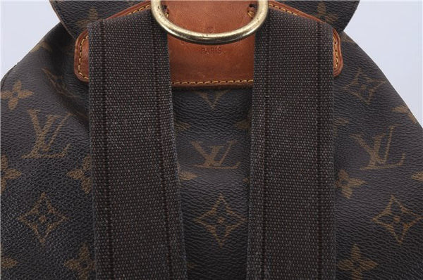 Authentic Louis Vuitton Monogram Montsouris GM Backpack M51135 LV 5548D
