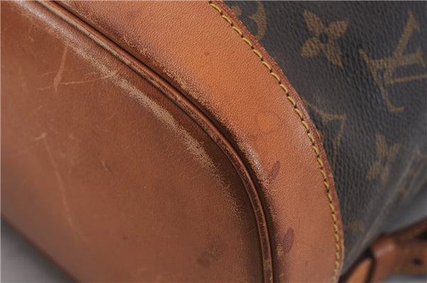 Authentic Louis Vuitton Monogram Montsouris GM Backpack M51135 LV 5548D