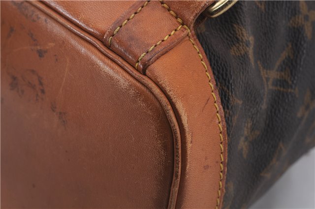 Authentic Louis Vuitton Monogram Montsouris GM Backpack M51135 LV 5548D