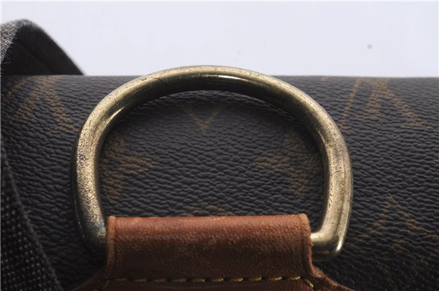 Authentic Louis Vuitton Monogram Montsouris GM Backpack M51135 LV 5548D