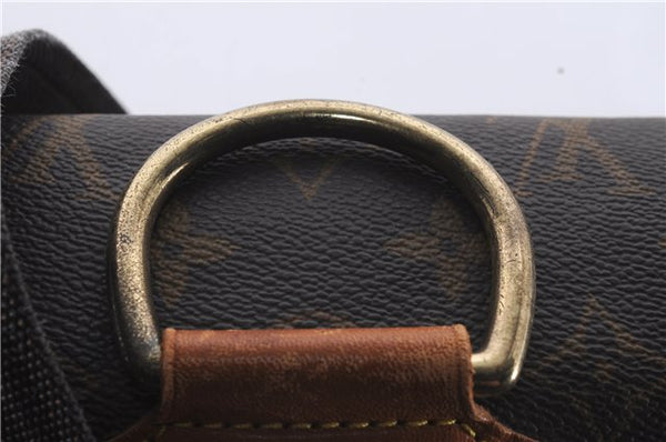 Authentic Louis Vuitton Monogram Montsouris GM Backpack M51135 LV 5548D