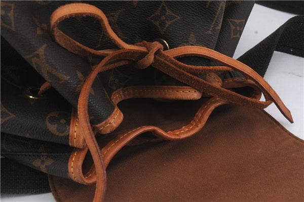 Authentic Louis Vuitton Monogram Montsouris GM Backpack M51135 LV 5548D