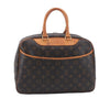 Authentic Louis Vuitton Monogram Deauville Hand Bag M47270 LV 5549D