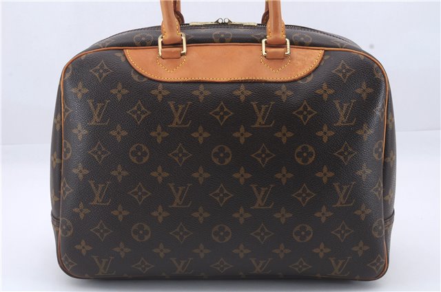Authentic Louis Vuitton Monogram Deauville Hand Bag M47270 LV 5549D