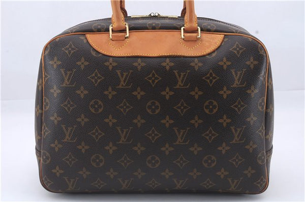 Authentic Louis Vuitton Monogram Deauville Hand Bag M47270 LV 5549D