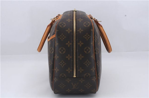 Authentic Louis Vuitton Monogram Deauville Hand Bag M47270 LV 5549D