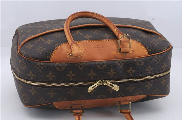 Authentic Louis Vuitton Monogram Deauville Hand Bag M47270 LV 5549D