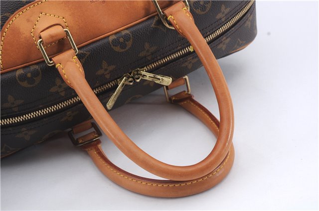 Authentic Louis Vuitton Monogram Deauville Hand Bag M47270 LV 5549D