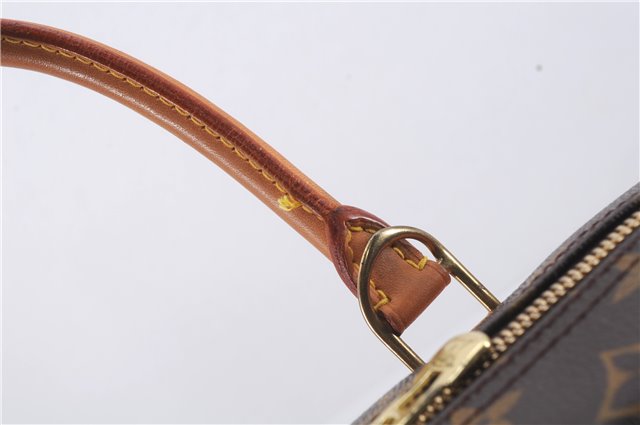 Authentic Louis Vuitton Monogram Deauville Hand Bag M47270 LV 5549D