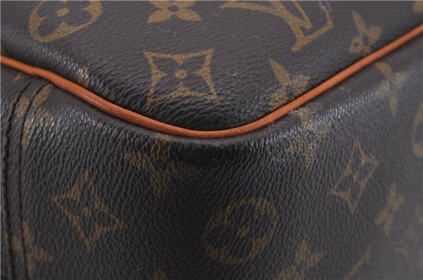 Authentic Louis Vuitton Monogram Deauville Hand Bag M47270 LV 5549D