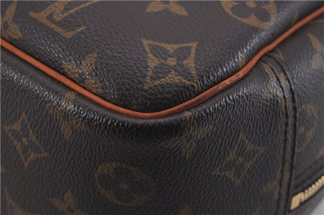 Authentic Louis Vuitton Monogram Deauville Hand Bag M47270 LV 5549D