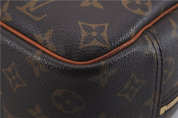 Authentic Louis Vuitton Monogram Deauville Hand Bag M47270 LV 5549D