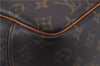 Authentic Louis Vuitton Monogram Deauville Hand Bag M47270 LV 5549D