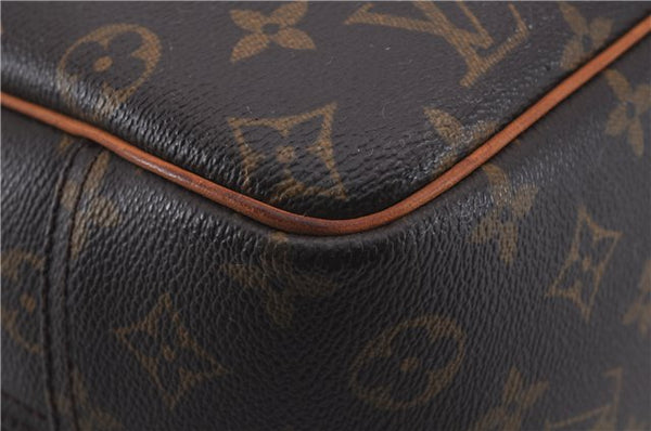 Authentic Louis Vuitton Monogram Deauville Hand Bag M47270 LV 5549D
