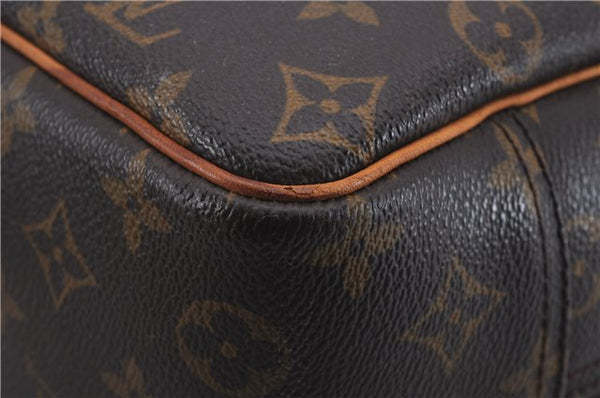 Authentic Louis Vuitton Monogram Deauville Hand Bag M47270 LV 5549D
