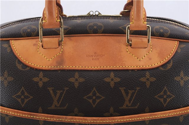 Authentic Louis Vuitton Monogram Deauville Hand Bag M47270 LV 5549D