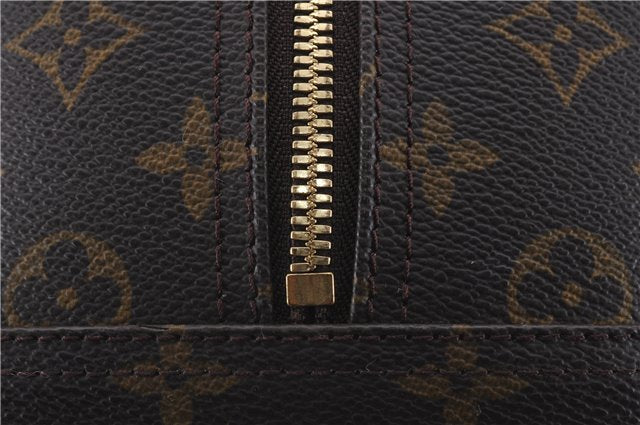 Authentic Louis Vuitton Monogram Deauville Hand Bag M47270 LV 5549D