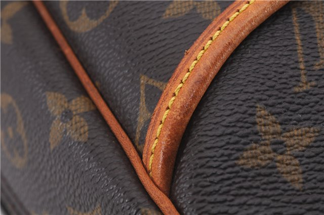 Authentic Louis Vuitton Monogram Deauville Hand Bag M47270 LV 5549D