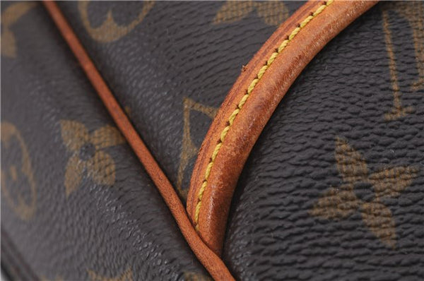 Authentic Louis Vuitton Monogram Deauville Hand Bag M47270 LV 5549D