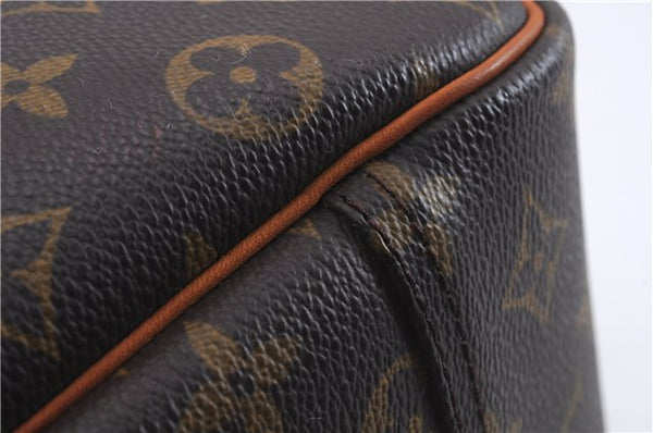 Authentic Louis Vuitton Monogram Deauville Hand Bag M47270 LV 5549D