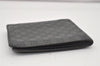 Authentic GUCCI Micro Guccissima Leather Bifold Wallet Purse 145754 Gray 5549I