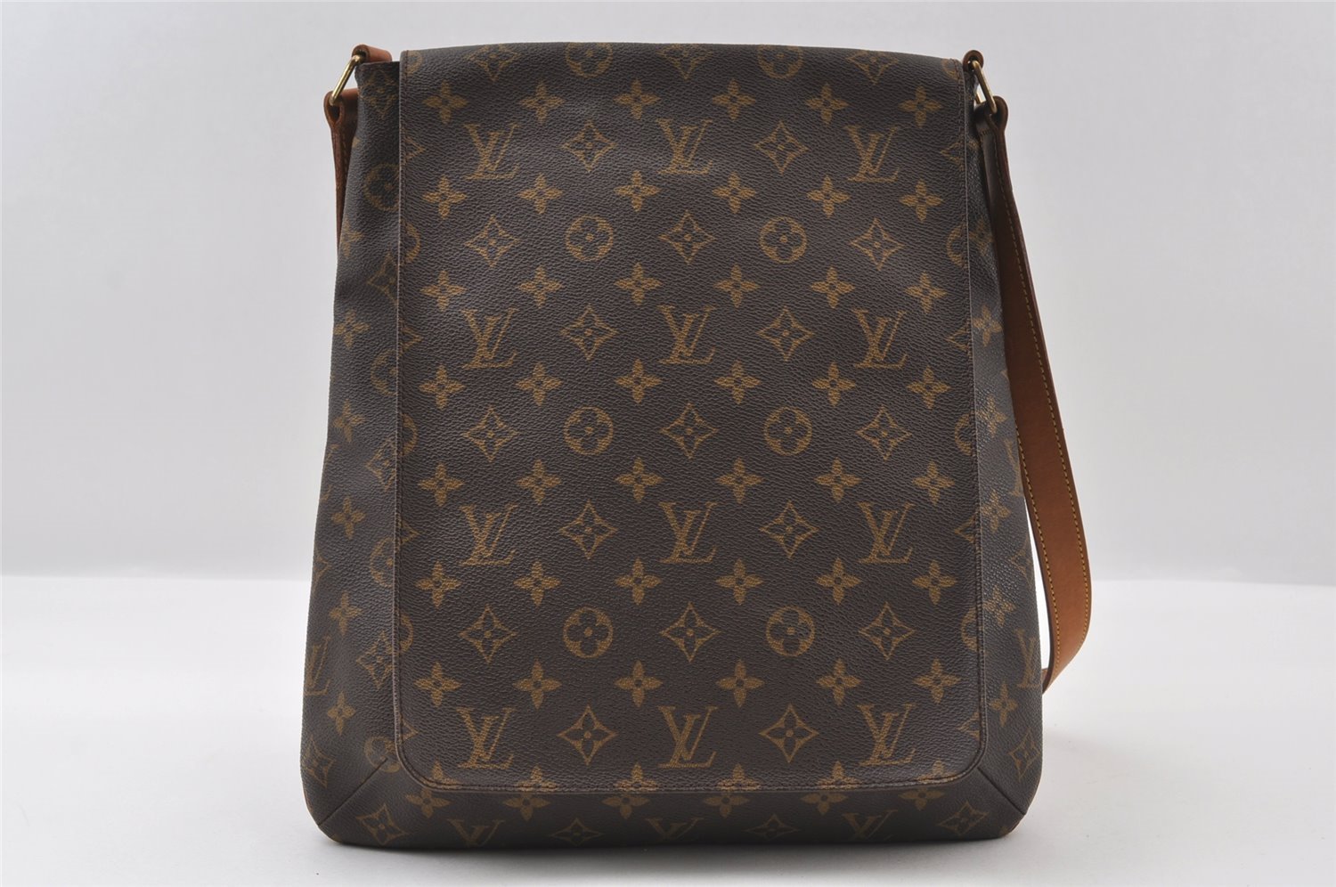 Authentic Louis Vuitton Monogram Musette Shoulder Cross Body Bag M51256 LV 5550I