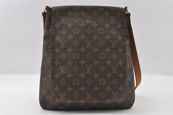 Authentic Louis Vuitton Monogram Musette Shoulder Cross Body Bag M51256 LV 5550I