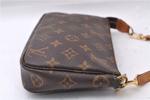 Auth Louis Vuitton Monogram Pochette Accessoires Shoulder Cross Body Pouch 5551D