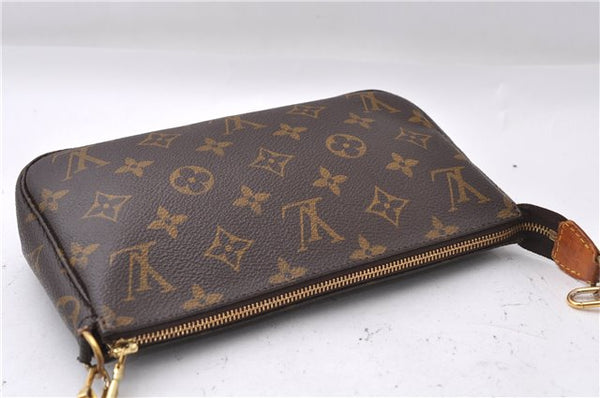 Auth Louis Vuitton Monogram Pochette Accessoires Shoulder Cross Body Pouch 5551D