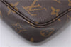 Auth Louis Vuitton Monogram Pochette Accessoires Shoulder Cross Body Pouch 5551D