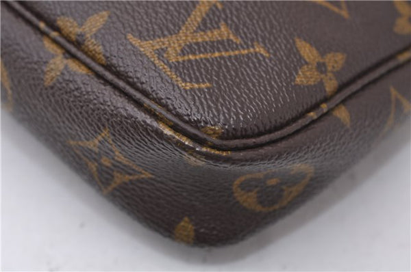 Auth Louis Vuitton Monogram Pochette Accessoires Shoulder Cross Body Pouch 5551D
