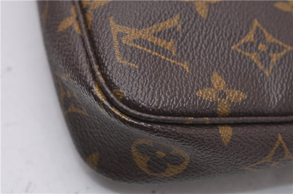 Auth Louis Vuitton Monogram Pochette Accessoires Shoulder Cross Body Pouch 5551D