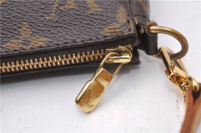 Auth Louis Vuitton Monogram Pochette Accessoires Shoulder Cross Body Pouch 5551D